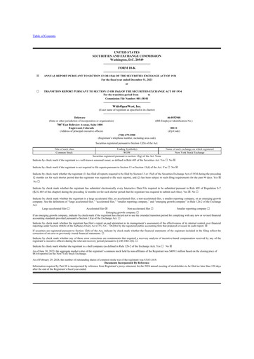 Thumbnail WideOpenWest 10-K Annual Report 2023