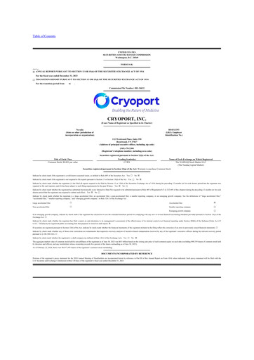Thumbnail CryoPort 10-K Annual Report 2023