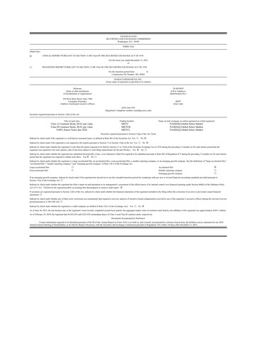 Miniature Ramaco Resources
 10-K Rapport annuel 2023