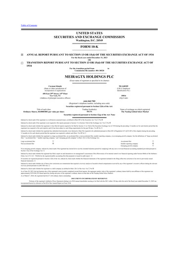 Thumbnail MeiraGTx 10-K Annual Report 2023