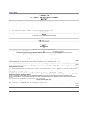 Thumbnail Argenx
 20-F Annual Report 2023