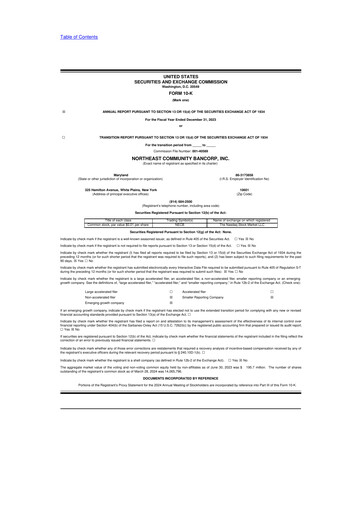 Thumbnail Northeast Community Bancorp 10-K Annual Report 2023