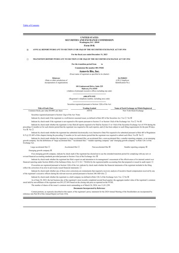 Thumbnail Annovis Bio 10-K Annual Report 2023