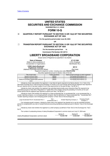 Thumbnail Liberty Broadband 10-Q Quarterly Report FY2024 