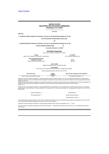 Thumbnail EchoStar 10-Q Quarterly Report FY2024 