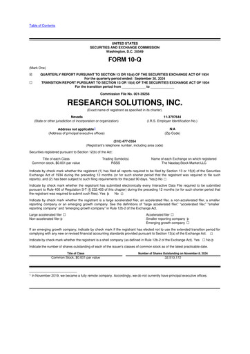 Miniature Research Solutions 10-Q Rapport trimestriel 2025 