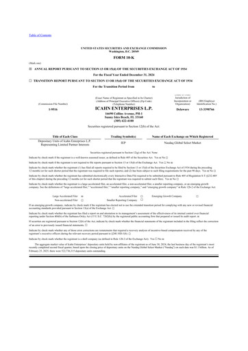 Thumbnail Icahn Enterprises
 10-K Annual Report 2024