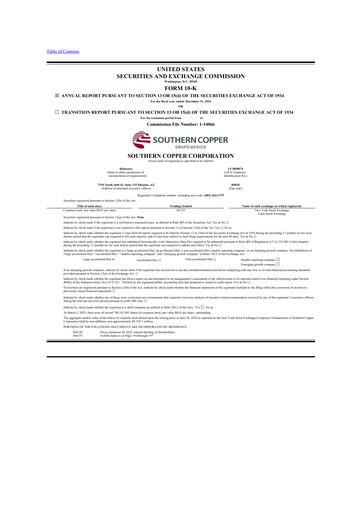 Thumbnail Southern Copper 10-K Annual Report 2024