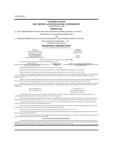 Thumbnail IRadimed 10-K Annual Report 2024