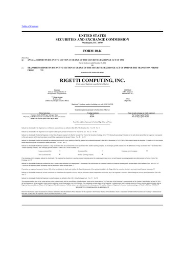 Thumbnail Rigetti Computing 10-K Annual Report 