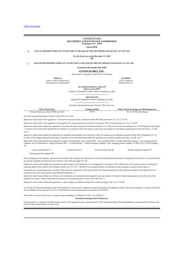 Thumbnail Annovis Bio 10-K Annual Report 2024