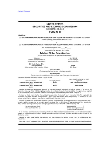 Thumbnail Adtalem Global Education
 10-Q Quarterly Report FY2025 