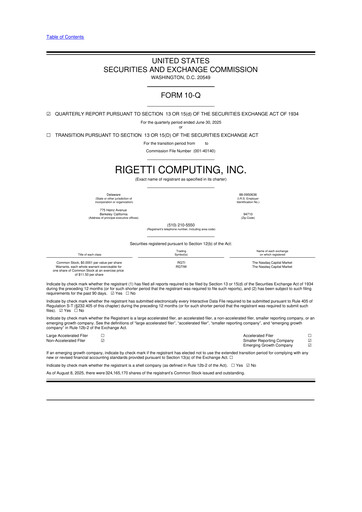 Thumbnail Rigetti Computing 10-Q Quarterly Report FY2025 