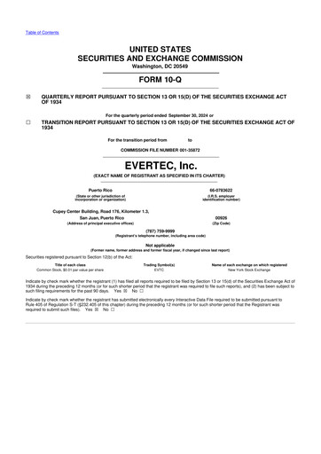 Thumbnail Evertec 10-Q Quarterly Report FY2024 