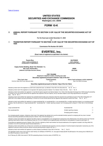 Thumbnail Evertec 10-K Annual Report 2025