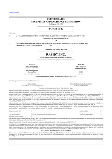 Thumbnail Rapid7 10-K Annual Report 2017