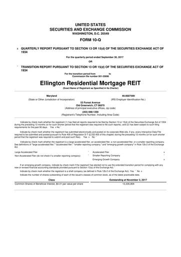 Thumbnail Ellington Credit Company

 10-Q Quarterly Report FY2017 