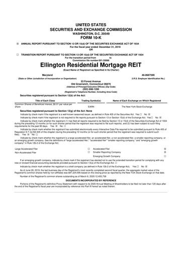 Thumbnail Ellington Credit Company

 10-K Annual Report 2019