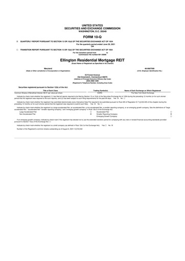 Thumbnail Ellington Credit Company

 10-Q Quarterly Report FY2021 