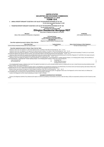 Thumbnail Ellington Credit Company

 10-K Annual Report 2021