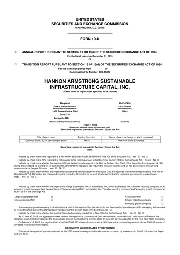 Thumbnail HASI (HA Sustainable Infrastructure Capita) 10-K Annual Report 2019