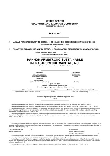 Thumbnail HASI (HA Sustainable Infrastructure Capita) 10-K Annual Report 2020