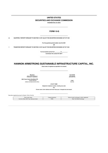 Thumbnail HASI (HA Sustainable Infrastructure Capita) 10-Q Quarterly Report FY2021 