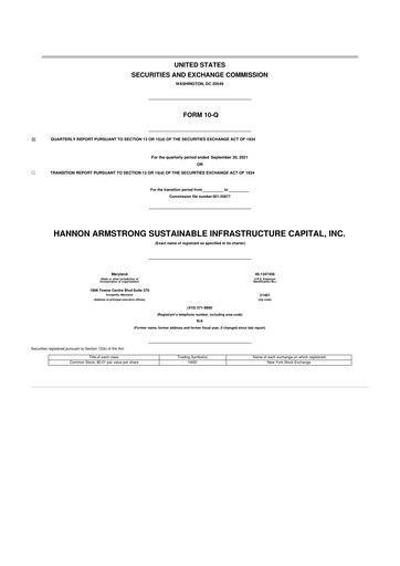 Thumbnail HASI (HA Sustainable Infrastructure Capita) 10-Q Quarterly Report FY2021 