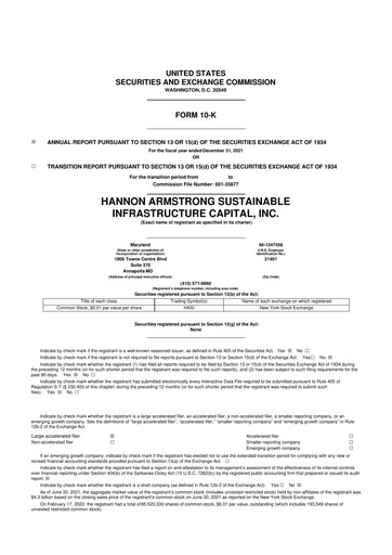 Thumbnail HASI (HA Sustainable Infrastructure Capita) 10-K Annual Report 2021