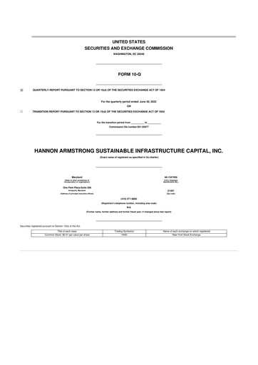 Thumbnail HASI (HA Sustainable Infrastructure Capita) 10-Q Quarterly Report FY2022 