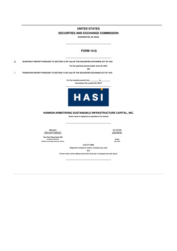 Thumbnail HASI (HA Sustainable Infrastructure Capita) 10-Q Quarterly Report FY2023 