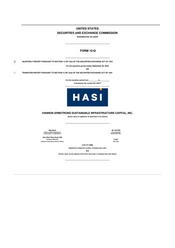 Thumbnail HASI (HA Sustainable Infrastructure Capita) 10-Q Quarterly Report FY2023 