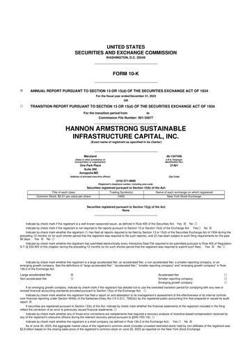 Thumbnail HASI (HA Sustainable Infrastructure Capita) 10-K Annual Report 2023