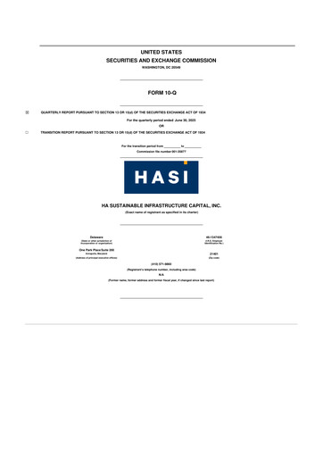 Thumbnail HASI (HA Sustainable Infrastructure Capita) 10-Q Quarterly Report FY2025 