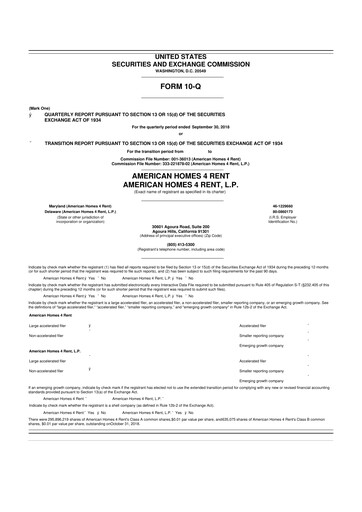 Thumbnail AMH (American Homes 4 Rent)
 10-Q Quarterly Report FY 