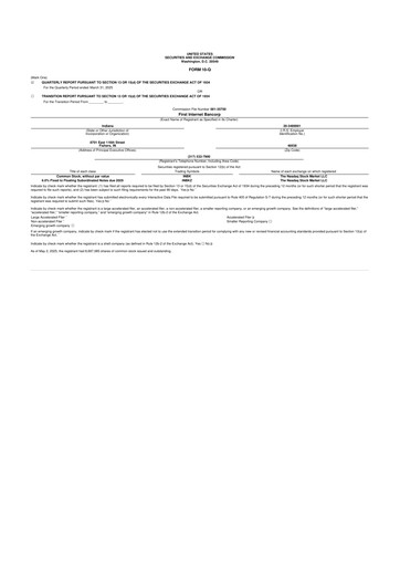 Thumbnail First Internet Bancorp
 10-Q Quarterly Report FY2025 