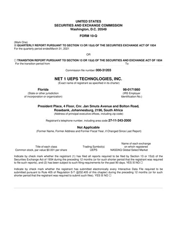 Thumbnail Lesaka Technologies 10-Q Quarterly Report FY2021 
