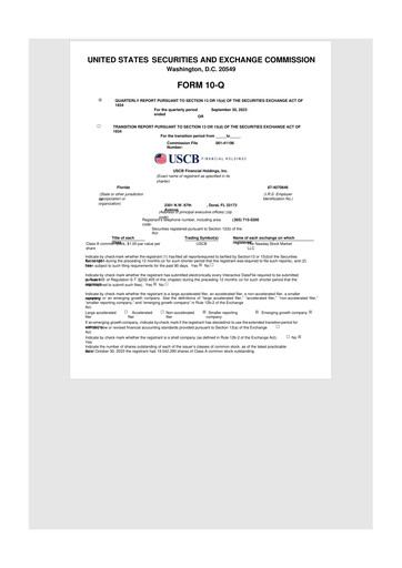 Vorschaubild USCB Financial Holdings 10-Q Quartalsbericht 2023 