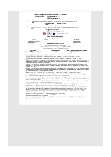 Vorschaubild USCB Financial Holdings 10-K Jahresbericht 2024