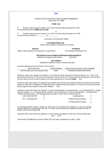 Thumbnail Cal-Maine Foods 10-Q Quarterly Report FY2026 