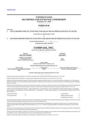 Thumbnail Compass 10-K Annual Report 2024