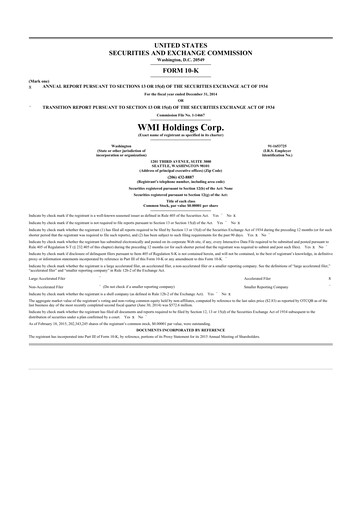 Thumbnail Mr. Cooper Group 10-K Annual Report 2014