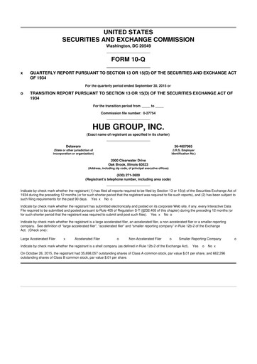 Thumbnail Hub Group
 10-Q Quarterly Report FY2015 