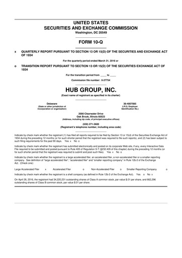 Thumbnail Hub Group
 10-Q Quarterly Report FY2016 