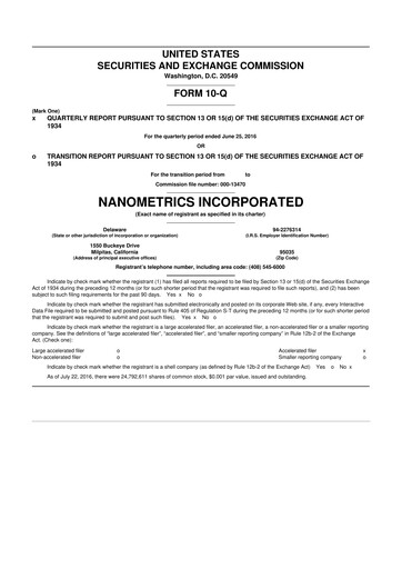 Thumbnail Onto Innovation 10-Q Quarterly Report FY2016 