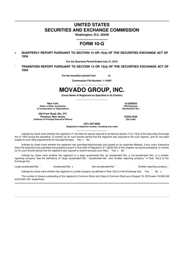 Thumbnail Movado Group 10-Q Quarterly Report FY2017 