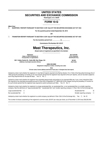 Thumbnail Savara 10-Q Quarterly Report FY2016 