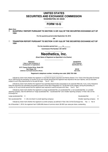 Thumbnail Evofem Biosciences
 10-Q Quarterly Report FY2016 