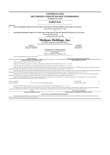 Thumbnail Medpace 10-K Annual Report 2016