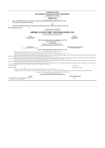 Thumbnail Stabilis Solutions 10-K Annual Report 2016